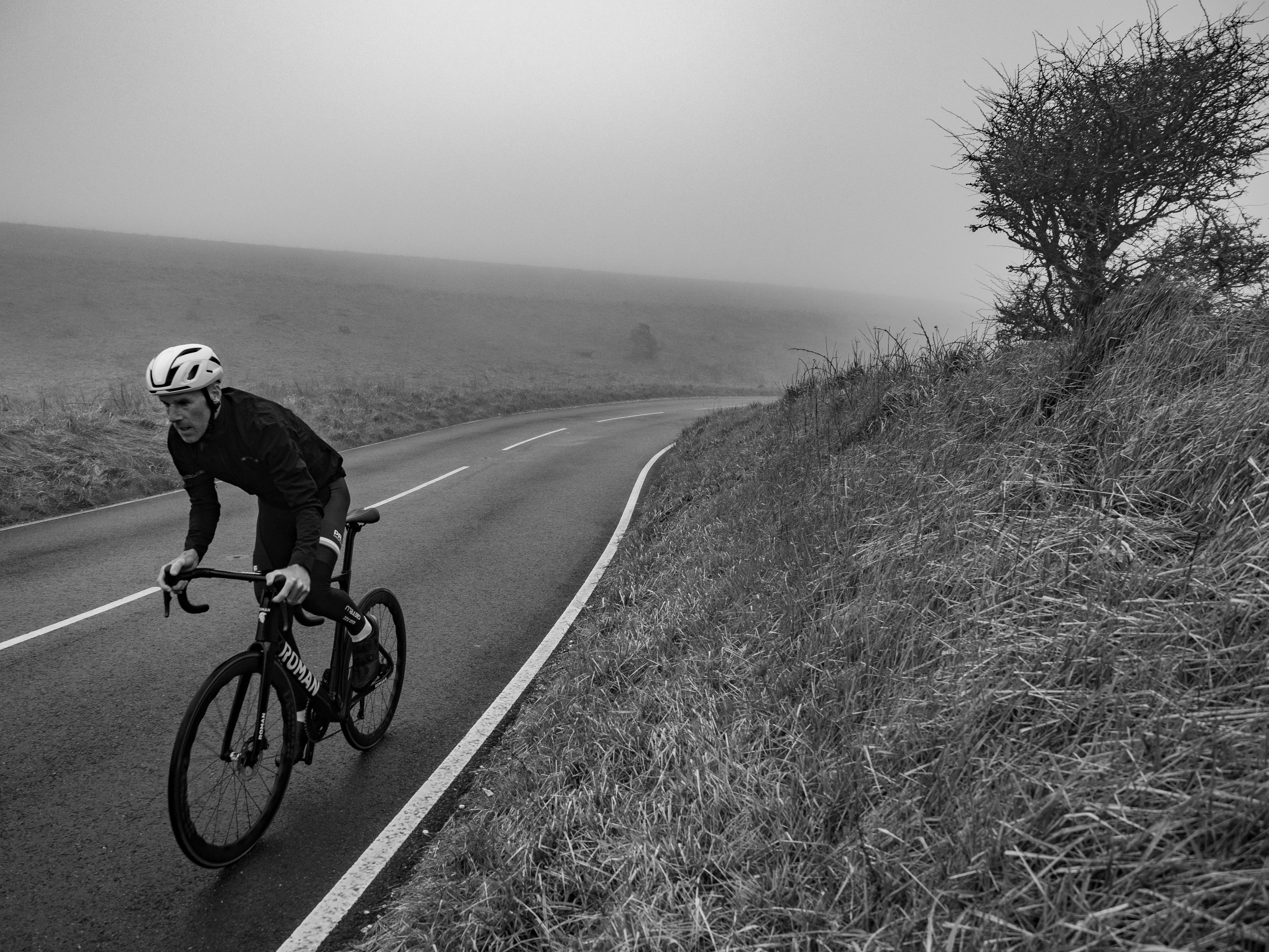 Roman Bike riding in the Rain