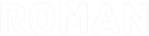 White 'ROMANI' logo on a black background