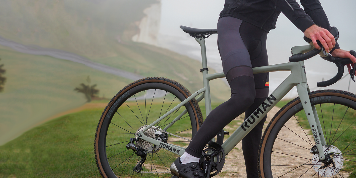 Roman gravel bike on beachy head